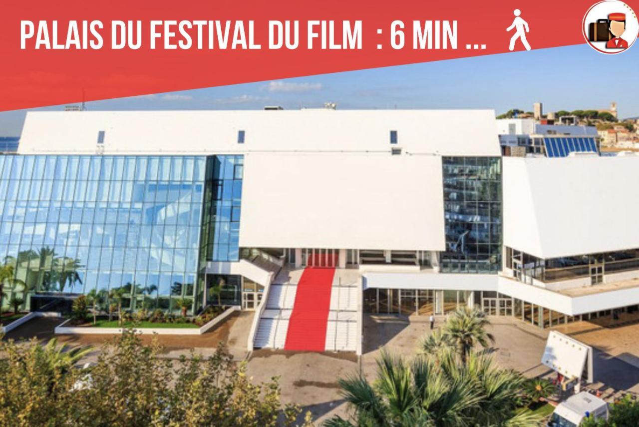 Le Cocon Des Artistes - Coeur De Cannes - Spacieux - Terrasse - Clim Dış mekan fotoğraf